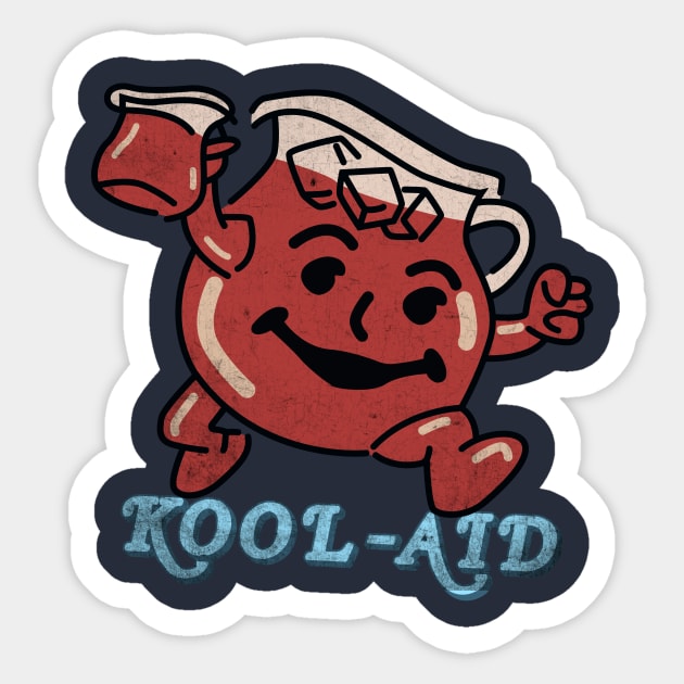 Kool-Aid Retro Logo Sticker by Danny's Retro Store